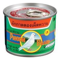ราคา Pigeon ตรานกพิราบ ผักกาดดอง เผ็ดหวาน ขนาด 140 กรัม (8850035030211) (2955954842)