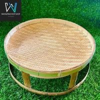 ราคา ขันโตกลายเสือรำแพน งานฝีมือ (Handmade) ขันโตก ขันโตกใส่อาหาร โตกกระด้ง ขันโตกใส่อาหาร ชั้นวางไม้ไผ่ ไม้ไผ่แท้ 100% (26309382260)