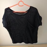 ราคา เสื้อครอป มือสอง สีดำ ใส่คลุมชุดเก่งของคุณได้ คลุมบิกินี่ก็น่ารัก Ten&Co (T55) (5933224752)