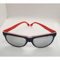 ราคา แว่นตากันแดด ดีเซล ของแท้ สภาพดี แถมกล่อง Diesel Sunglasses Polarized Unisex DL0112 C56 92C Blue/Red Smoke Mirror "Used" (18335680621)