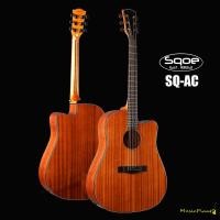 ราคา Sqoe กีตาร์โปร่ง/โปร่งไฟฟ้า 41 นิ้ว รุ่น SQ-AC (10399709584)