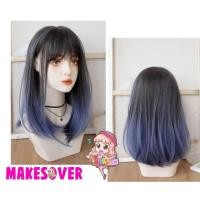 ราคา วิกผมประบ่าสีดำตาลน้ำเงินMakesoverวิกที่ดูไม่วิก (44807684623)