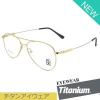 ราคา Titanium 100 % แว่นตา รุ่น JSK 82171 สีทอง กรอบเต็ม ขาข้อต่อ วัสดุ ไทเทเนียม กรอบแว่นตา Eyeglasses (2627702913)