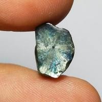 ราคา พลอย ก้อน ไพลิน แซฟไฟร์ แท้ ธรรมชาติ ( Natural Sapphire Trapiche ) หนัก 7.22 กะรัต (19777945208)