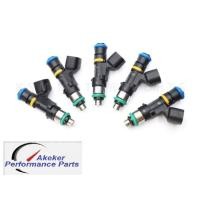 ราคา 5 x 650cc 850cc 1000cc 1300cc E25 E85 for FORD FOCUS MK2 2.5T RS ST Fit BOSCH EV14 impedance Flow matched fuel injector (18064826461)