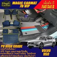 ราคา Volvo V60 T8 Recharge Plug-In Hybrid 2022-รุ่นปัจจุบัน เต็มคันB (ห้องโดยสาร+ท้ายรถB) พรมรถยนต์ V60 พรม7D High Grade (21653744917)