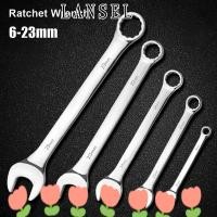 ราคา LANSEL1 1 ชิ้นประแจวงล้อ,เมตริก 6-23 มม.RATCHING Socket Spanner, ทนทาน Reversible Universal Nut เครื่องมือมือรถเครื่องมือซ่อมจักรยาน (52906238372)
