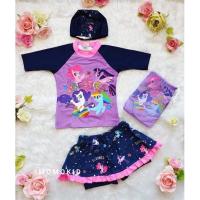 ราคา ชุดว่ายน้ำเด็ก ผู้หญิง โพนี่ Pony พร้อม หมวก ถุงผ้า ลิขสิทธิ์แท้ รูปถ่ายจากสินค้าจริง ส่งด่วน ทุกวัน แขนสั้น แขนยาว (4052673805)