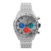 ราคา Timex TW2V42400 Waterbury นาฬิกาข้อมือผู้ชาย Silver-Tone หน้าปัด 41 มม. (18167009230)