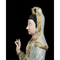 ราคา พระบูชา 9 นิ้ว พระแม่กวนอิม เนื้อโลหะลงสี วัดนก กรุงเทพฯ (26287872054)
