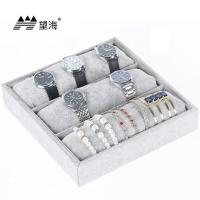 ราคา เครื่องประดับคุณภาพสูงแถบยาว3ช่องจัดเก็บแสดงสร้อยข้อมือสักหลาดแสดงสร้อยข้อมือนาฬิกาชั้นวางดิสก์หมอน DP1ฉัน (50909063055)