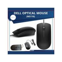 ราคา Dell Optical Wired Mouse (เม้ามีสาย) รุ่นMS116-Black (ของแท้ประกันศูนย์) (27344450710)