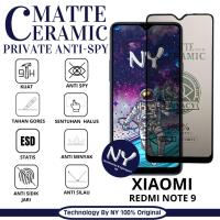 ราคา NY ANTI SCRATCH FULL SCREEN XIAOMI REDMI NOTE 9 PRIVACY MATTE CERAMIC STATIC ESD GLASS / CLEAR TEMPERED GLASS 9D / BLUE GLASS ANTI RADIATION / CLEAR ANTI SCRATCH (46008624922)