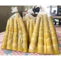ราคา หน่อไม้อัดถุง(เผา)**พร้อมส่ง**ถุงละ1000g.(1กิโล)หน่อไม้สดจากสวน (40772530382)