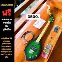 ราคา พิณโปร่งไฟฟ้า3คอนแท็คสีเขียวอ่อนสเปคสูงออกงาน (27053743457)