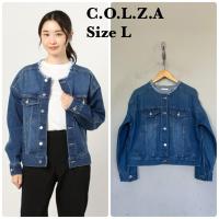 ราคา C.O.L.Z.A แจ็คเก็ตยีนส์ มือสองของแท้ (55702506979)
