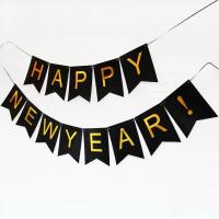 ราคา HAPPY NEW YEAR BANNER / HAPPY NEW YEAR PAPER FLAG / ตกแต่งปีใหม่ / ห้องตกแต่ง / HAPPY NEW YEAR WRITING (28487921601)