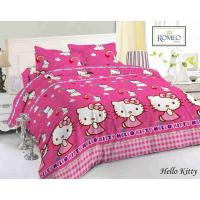 ราคา ผ้าปูที่นอน Hello Kitty / ผ้าปูที่นอนแมว Romeo 3D Kitty น่ารัก (25787459106)