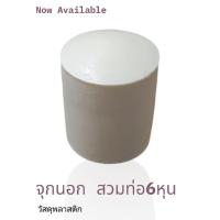 ราคา ฝาปิดท่อกลม จุกสวมรูนอก6หุน (28113516348)