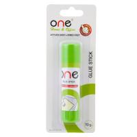 ราคา กาวแท่ง 10 กรัม เนื้อกาวสีขาว แท่งสีเขียว ONE Glue Stick 10 g. White Glue Stick Green ONE (7658557046)