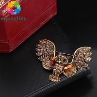 ราคา น้ํา วินเทจนกฮูกเข็มกลัด,รูปนกฮูกอารมณ์ พลอยเทียม รูปนกฮูกขา,สร้างสรรค์หรูหราสัตว์ที่สง่างามสําริดโบราณนกฮูกเสื้อยกทรงเครื่องปร (29583612203)
