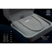 ราคา สร้อยคอลายผ่าหวาย เงินแท้มีใบรับประกัน (27775498504)