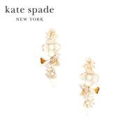 ราคา Kate Spade New York ต่างหูแบบ Statement รุ่น Bouquet Toss Statement Earrings KB808 960 สี White Multi (50151110359)