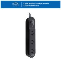 ราคา PANASONIC รางปลั๊กไฟ 3 ช่อง 1 สวิตซ์ WCHG24332B 3 ม. สีดำ จัดส่งโดย HomePro (16492663527)