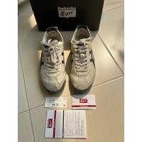 ราคา มือสอง‼️ Onitsuka Tiger Maxico 66 Birch/Indian Ink/Latte สีนำเงินหนังกลับ สียอดนิยม (29544200470)