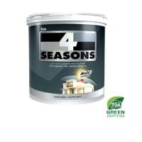 ราคา สีทาฝ้า ทาเพดาน TOA 4 Seasons 3.7 ลิตร สีทาฝ้าทีโอเอ โฟร์ซีซั่น สีทาเพดาน ชนิดด้านพิเศษ ทนทาน A7000-A8000 (41723516044)
