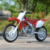 ราคา 々 △✔♈ Maisto 1:12 Honda CRF 450R รถหล่อแบบคงที่โม รถจักรยานยน (29214349525)