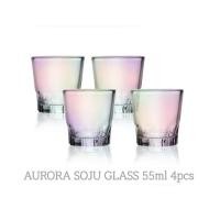 ราคา แว่นตา Aurora Soju 55ml x4pcs – แว่นตา Soju Mini Shot เกาหลี, Shot Drinking Clear Cups, ชุดของขวัญ (40122632265)