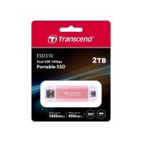 ราคา Transcend External SSD smallest 2TB : ESD310P : Type-A and Type-C รับประกัน 5ปี TS2TESD310P (22356562205)