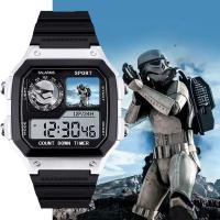ราคา การ์ตูนเด็กนาฬิกาอิเล็กทรอนิกส์ Star Wars Jedi Knight สินค้ากันน้ํา Shock-proof สมาร์ท Chronograph กีฬานาฬิกาปลุก (46857227821)