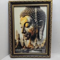 ราคา ภาพพระพุทธเจ้าพร้อมกรอบ สำหรับสักการะบูชา,ตกแต่งบ้าน,ภาพมงคลสำหรับของขวัญของฝาก (27229941978)