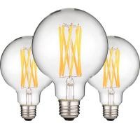 ราคา E27 Edison LED Filament Bulb G95 G80 Globe Bulb 2700K 4000K 12W 16W Retro Vintage Lamp Decorative No Flicker Bulb (27613673653)