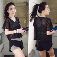 ราคา เสื้อผ้าโยคะชุดเซ็กซี่สุทธิสีแดงตาข่ายกางเกงขาสั้นเอวสูงแห้งเร็วยิมวิ่งชุดกีฬาหญิงฤดูใบไม้ร่วงและฤดูหนาว (4667424727)