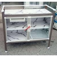 ราคา ตู้วางเตาแก๊ส เคาท์เตอร์ครัว ปูกระเบื้อง ขนาด 100 ซม. ราคาย่อมเยาว์ (E-100) (27535680342)