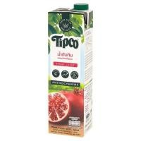 ราคา สินค้าขายดี!! ทิปโก้ น้ำทับทิมผสมน้ำผลไม้รวม 100% 1 ลิตร Tipco Pomegranate juice mixed with 100% mixed fruit juice 1 li (5765680563)