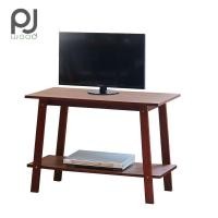 ราคา PJ Wood ชั้นวางทีวี พร้อมชั้นวางของ 80x40x54.8 CM สีวอลนัท ขาโต๊ะทำจากไม้ยางพารา 100% TV Stand (6555674632)