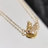ราคา Cody สร้อยคอพร้อมจี้รูปหงส์ ฝังเพชรสวิส CZ สร้อยคอชุบทองแท้ 24K สร้อยแฟชั่น สร้อยออกงาน พร้อมส่งจากไทย✨ (29137157531)