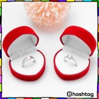 ราคา Hashtag_iD กล่องแหวน Love/Love กล่องแหวนรูปหัวใจ/ที่เก็บเครื่องประดับ/กล่องเครื่องประดับกํามะหยี่รูปหัวใจ Y3858 (47152272603)