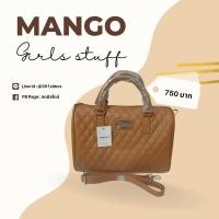 ราคา Mango กระเป๋า กระเป๋าทรงหมอน ใช้ได้ทั้งแบบถือ / สะพายข้าง บุนวม มี 2 สี (16044565653)