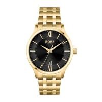 ราคา HUGO BOSS นาฬิกาข้อมือผู้ชาย ELITE รุ่น HB1513897 สายสแตนเลส สีทอง 41มม. (57353322954)