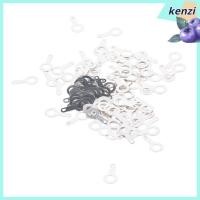 ราคา KENZI 100 ชิ้นแหวน Terminal Connector, Silver Tone Crimp Solder แหวน Terminal,ใช้งานง่าย Lug แผ่น M3.2/M4.2/M5.2 (48859342140)
