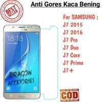 ราคา Samsung J7 2015 2016 Pro Duo Core Prime Plus Anti-Scratch Clear Glass กระจกนิรภัยป้องกันหน้าจอ (42376003007)