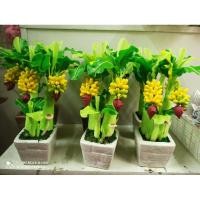ราคา กระถางต้นกล้วยงานดินปั้น (6155589570)