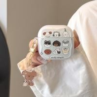 ราคา Nine Palace Grid Puppy เหมาะสําหรับ AirPods Pro3 Pro2 ฝาครอบหูฟังไร้สายบลูทูธ Apple AirPods1/2nd Generation 3rd Generation ฝาครอบป้องกัน (53053981541)