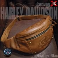 ราคา กระเป๋าคาดเอว หนังแท้ (มือ1) Harley สีน้ำตาล รุ่น "คอนวอย เอ็กซ์" [2025] (42020352156)