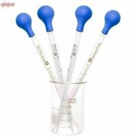 ราคา 10ml/5ml Glass Graduated Pipettes Dropper with Big Rubber Cap Dropping Lab Pipette Transfer for Liquid Essential Oil (48507237077)